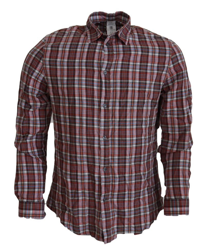 Multicolor Cotton Casual Men's Shirt GF Ferre