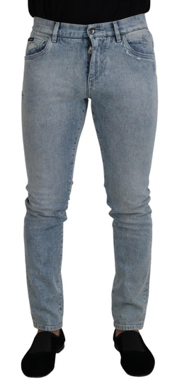 Classic Light Blue Denim Pants Dolce & Gabbana