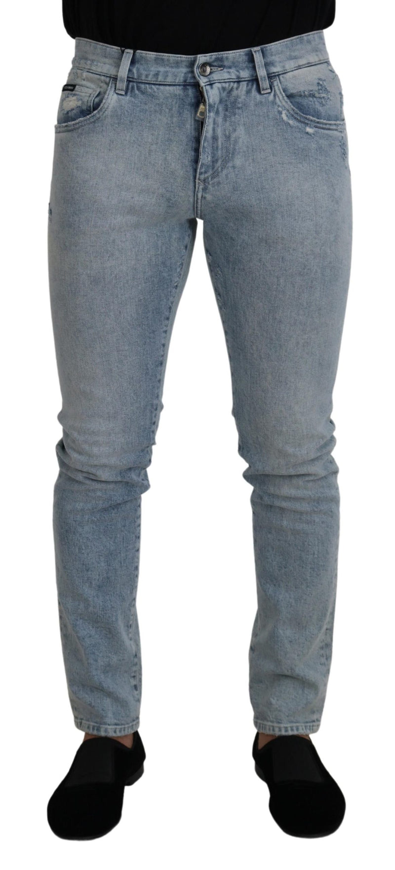 Classic Light Blue Denim Pants Dolce & Gabbana