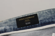 Classic Light Blue Denim Pants Dolce & Gabbana