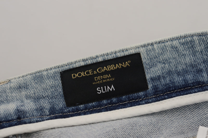 Classic Light Blue Denim Pants Dolce & Gabbana