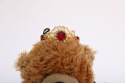 Teddy Bear Crystal Crown Hair Band Dolce & Gabbana