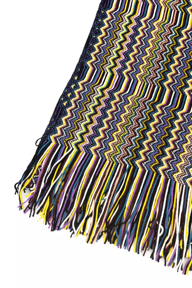 Multicolor Wool Women Scarf Missoni