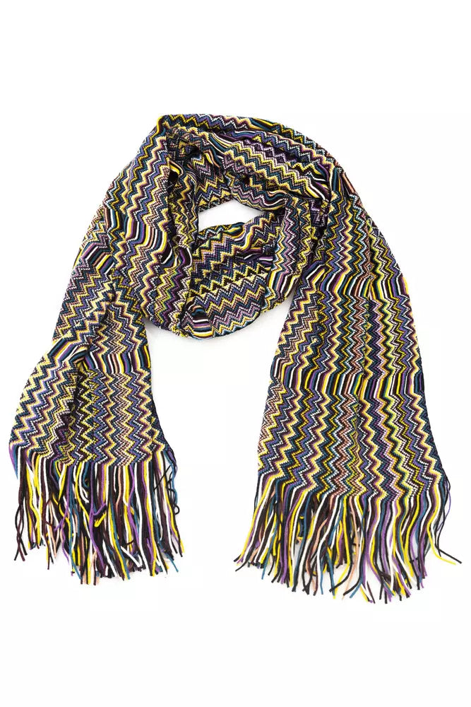 Multicolor Wool Women Scarf Missoni