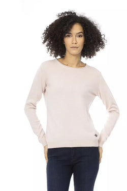 Pink Wool Women Sweater Baldinini Trend