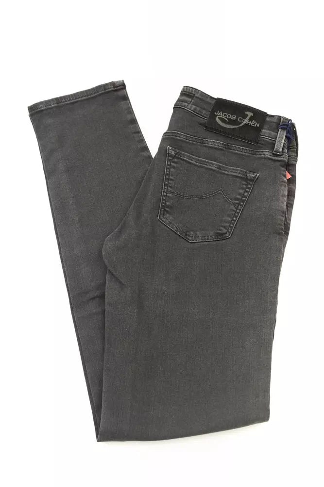 Black Cotton Women's Jeans Jacob Cohen