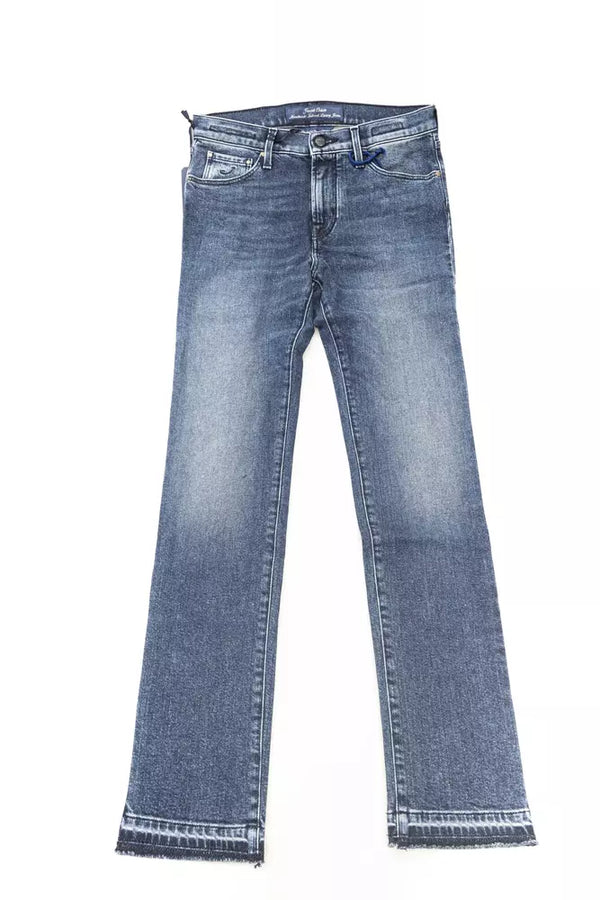 Elegant Slim-Fit Fringe Jeans Jacob Cohen