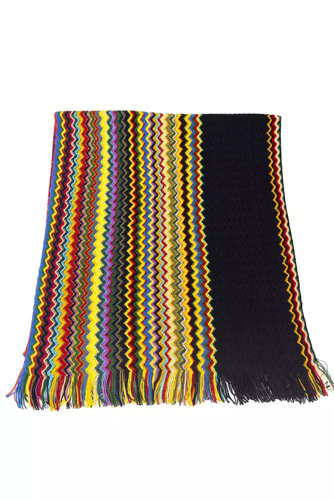 Multicolor Wool Men Scarf Missoni