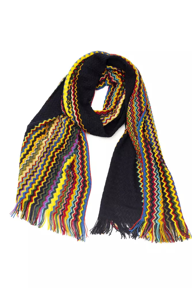 Multicolor Wool Men Scarf Missoni