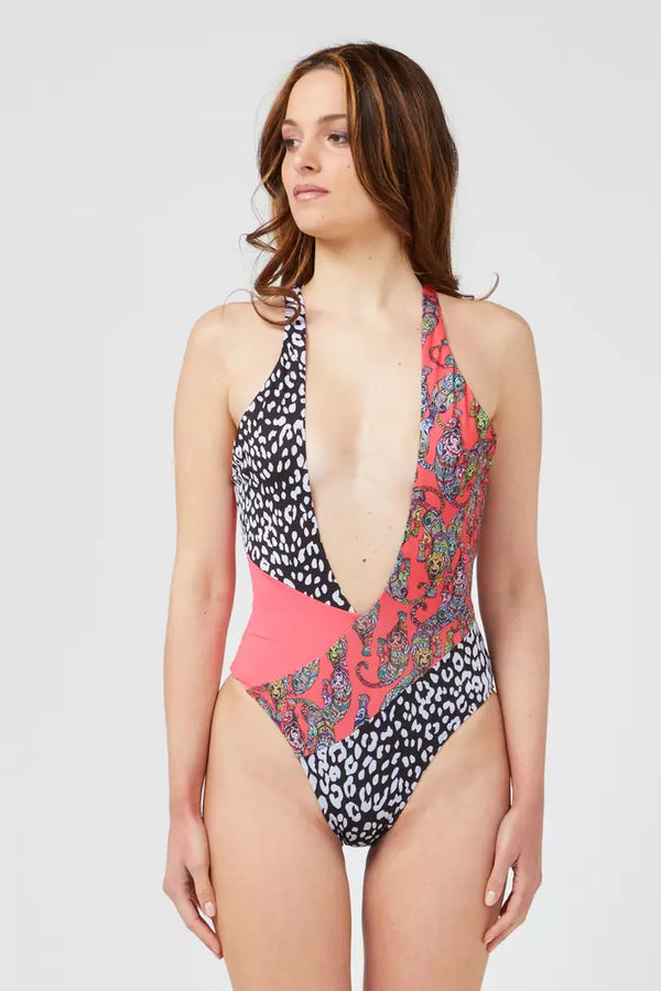 Fuchsia Polyester Women Swimsuit Custo Barcelona