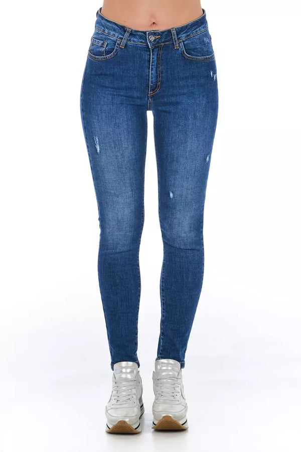 Blue Denim Women Jeans Frankie Morello