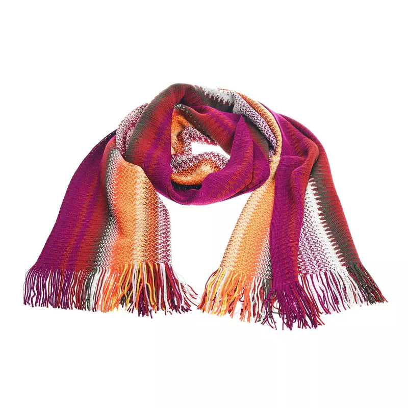 Multicolor Wool Men Scarf Missoni