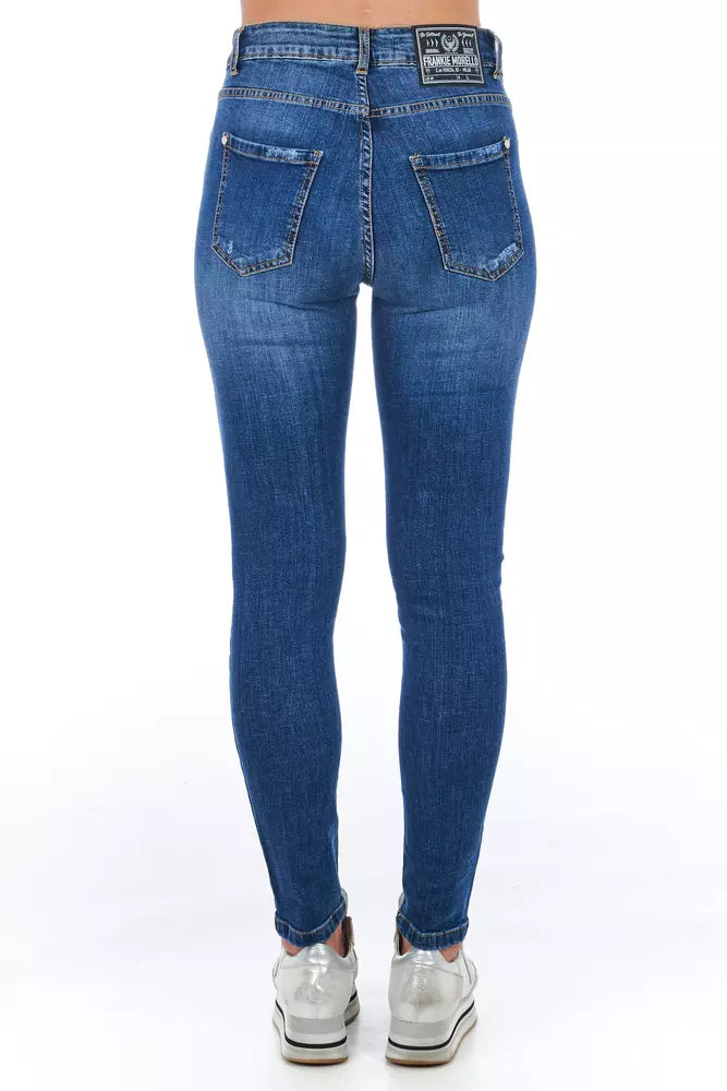 Blue Denim Women Jeans Frankie Morello