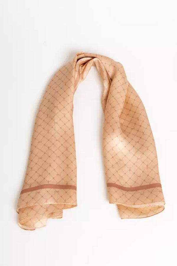 Pink Silk Women Scarf Trussardi