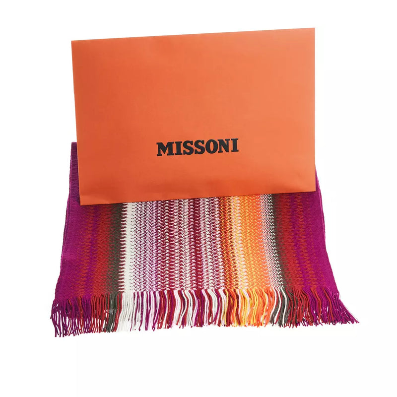 Multicolor Wool Men Scarf Missoni