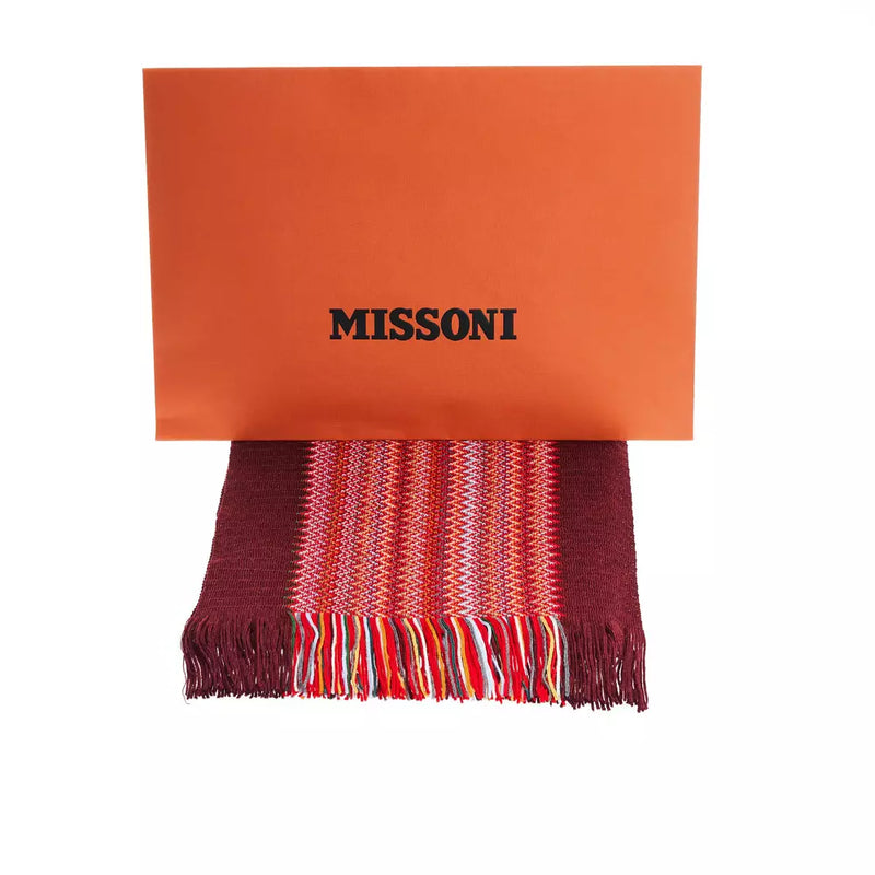 Multicolor Wool Men Scarf Missoni