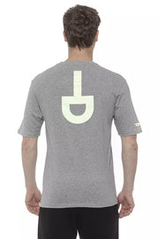 Gray Cotton Men TShirt Tond