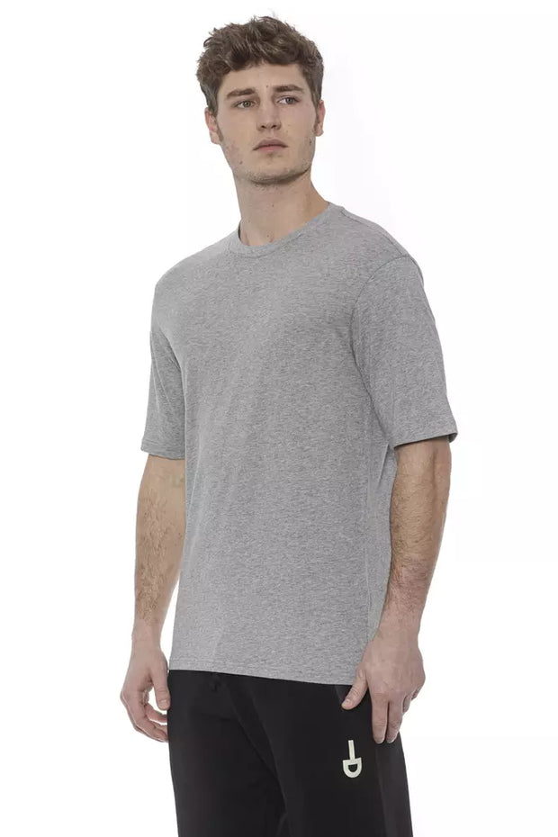 Gray Cotton Men TShirt Tond