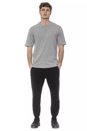 Gray Cotton Men TShirt Tond