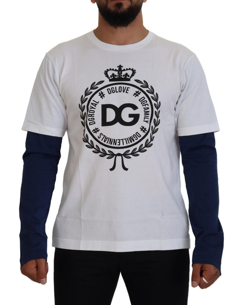 Elegant Crew-Neck Pullover Sweater Dolce & Gabbana