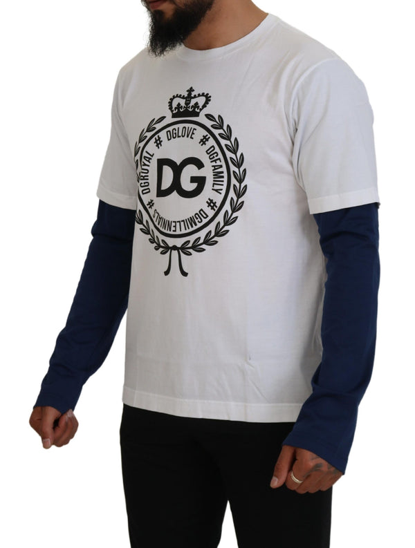 Elegant Crew-Neck Pullover Sweater Dolce & Gabbana