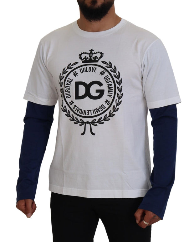 Elegant Crew-Neck Pullover Sweater Dolce & Gabbana