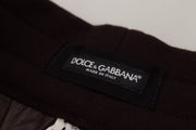 Stunning Authentic Jogger Pants in Brown Dolce & Gabbana