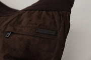 Stunning Authentic Jogger Pants in Brown Dolce & Gabbana