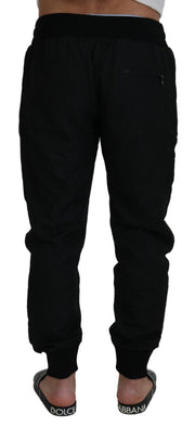 Elegant Black Jogger Pants for the Modern Man Dolce & Gabbana