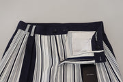 Elegant Striped Cotton Pants for Men Dolce & Gabbana