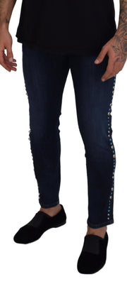 Studded Opulence Denim Jeans Dolce & Gabbana