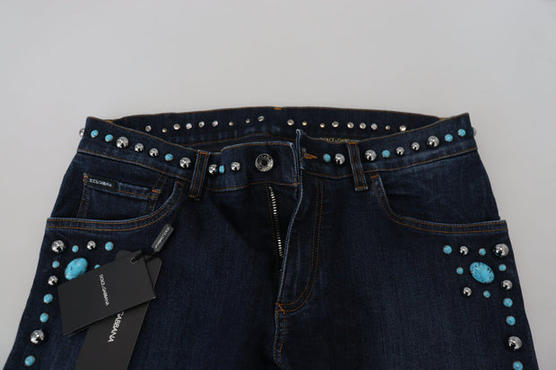 Studded Opulence Denim Jeans Dolce & Gabbana