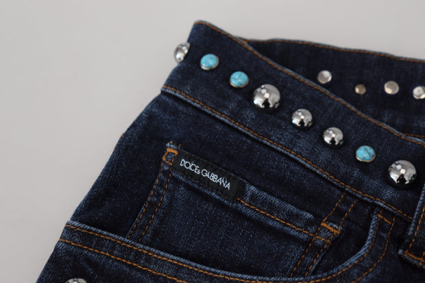 Studded Opulence Denim Jeans Dolce & Gabbana