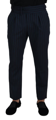 Elegant Stripe Virgin Wool Trousers Dolce & Gabbana