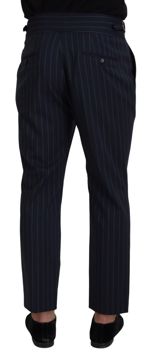 Elegant Stripe Virgin Wool Trousers Dolce & Gabbana