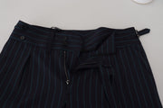 Elegant Stripe Virgin Wool Trousers Dolce & Gabbana