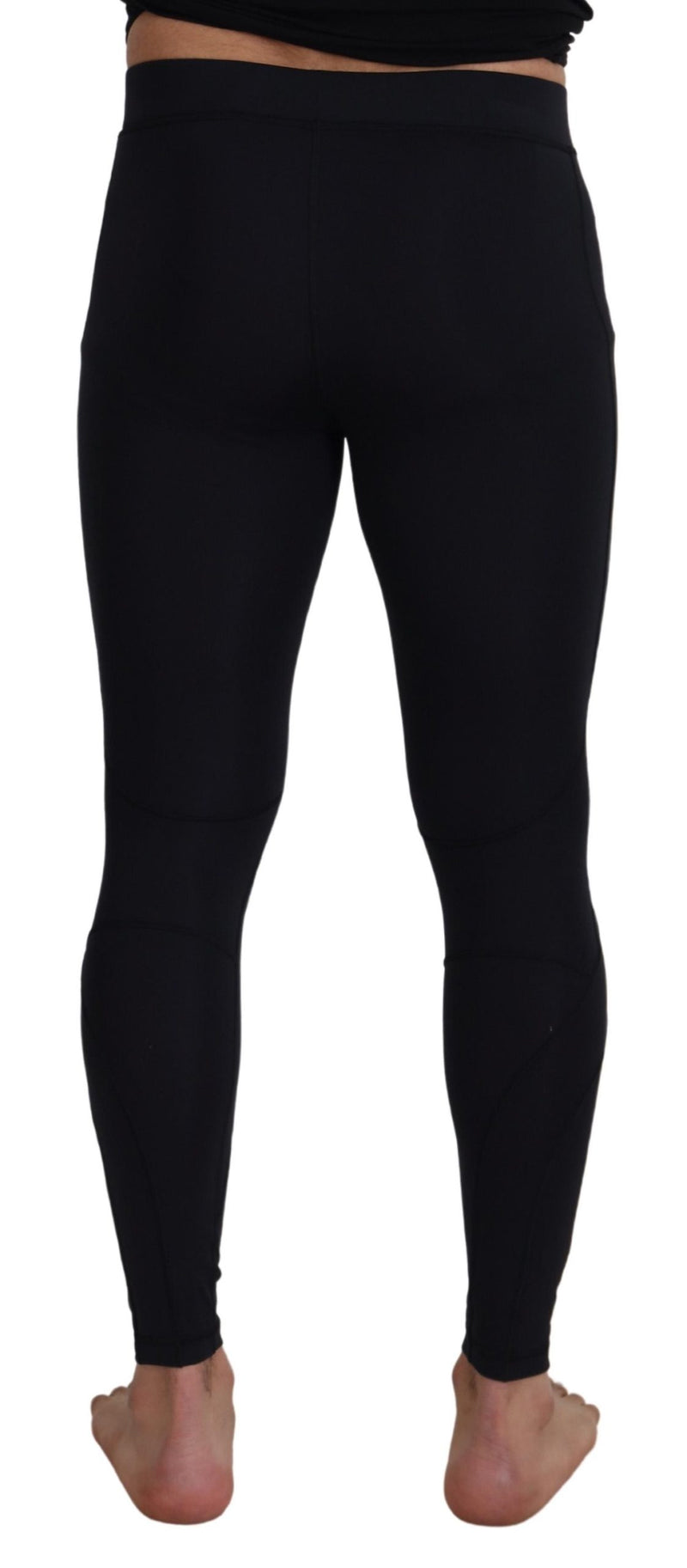 Sleek Black Designer Pants Dolce & Gabbana