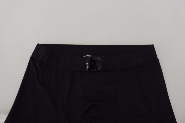 Sleek Black Designer Pants Dolce & Gabbana