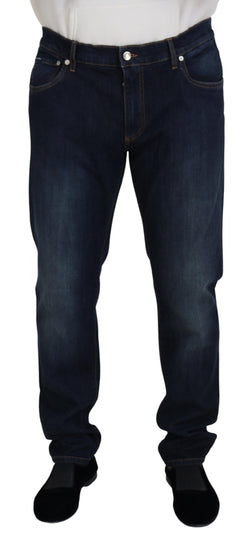 Elegant Blue Denim Pants Dolce & Gabbana