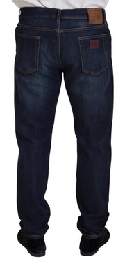 Elegant Blue Denim Pants Dolce & Gabbana