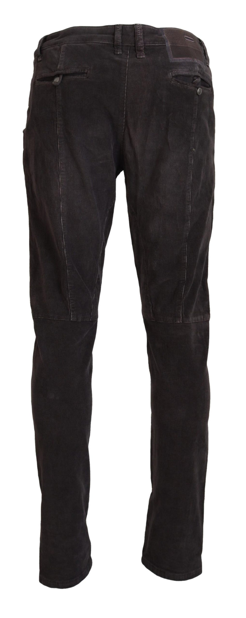 Elegant Corduroy Brown Pants Acht