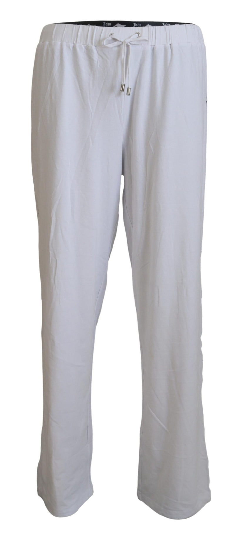 Elegant Wide Leg Cotton Pants John Galliano