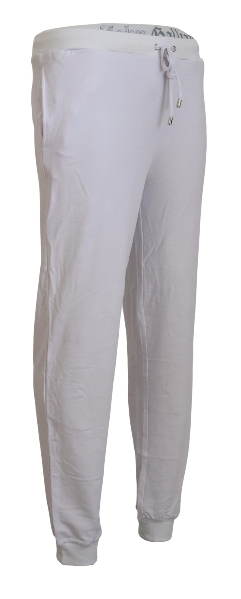 Chic White Jogger Pants - Casual Elegance John Galliano