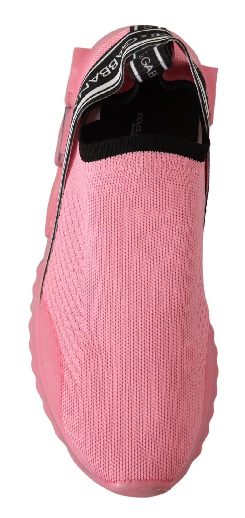 Chic Pink Sorrento Slip-On Sneakers Dolce & Gabbana