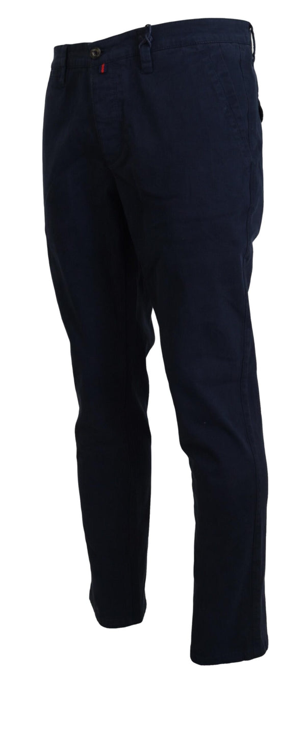 Elegant Sapphire Dress Pants for Men Domenico Tagliente