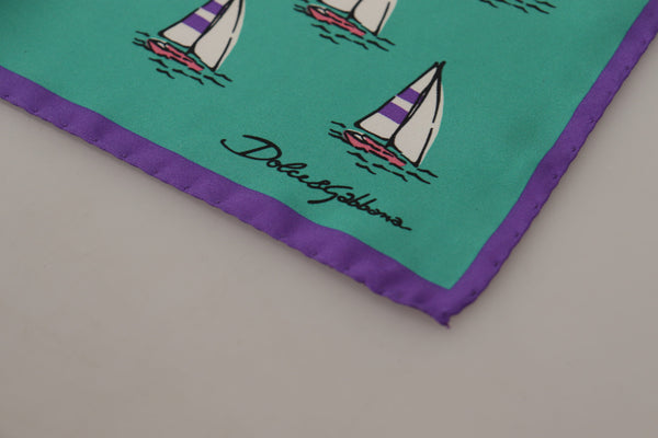 Elegant Multicolor Silk Men's Pocket Square Dolce & Gabbana