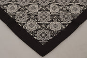 Elegant Silk Men's Square Scarf Dolce & Gabbana