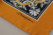 Elegant Silk Square Men's Scarf Dolce & Gabbana