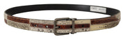 Multicolor Patchwork Snakeskin Belt Dolce & Gabbana