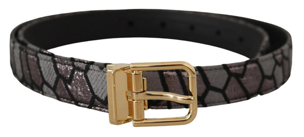 Multicolor Leather Statement Belt Dolce & Gabbana